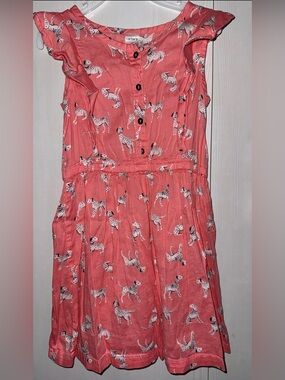Carter's Coral and White Dalmatian adorable White DalmatianDress
